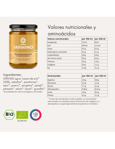 Caldo de Huesos de Pollo BIO 350ml Jarmino